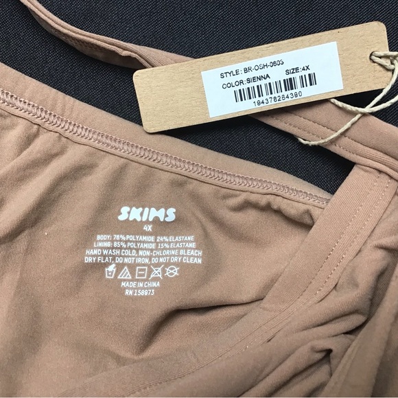 Skims NWT Sienna Colored Over the Shoulder 4X Bra (BR-OSH-0803) - Picture 5 of 5